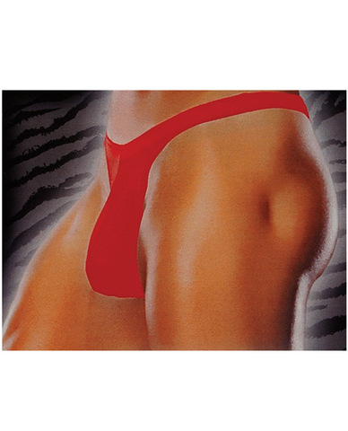 Male power men's bong thong red s/m