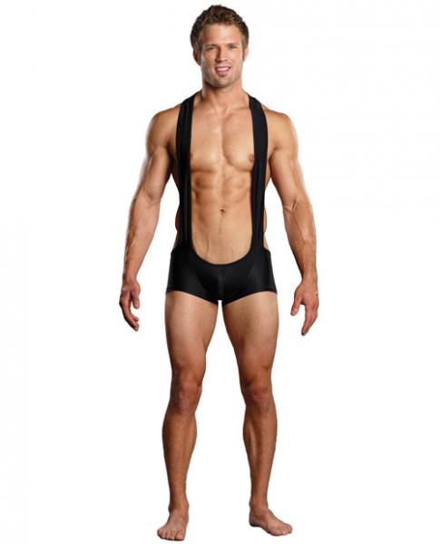 Male Power Sling Short Black L/XL - Click Image to Close