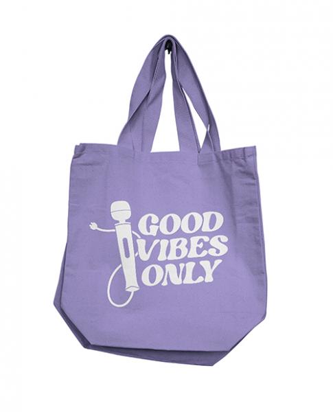 Nobu Good Vibes Only Reusable Tote - Lilac - Click Image to Close