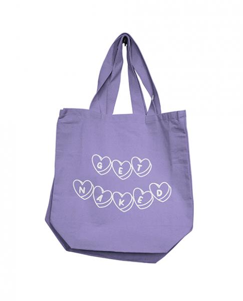 Nobu Get Naked Reusable Tote - Lilac - Click Image to Close