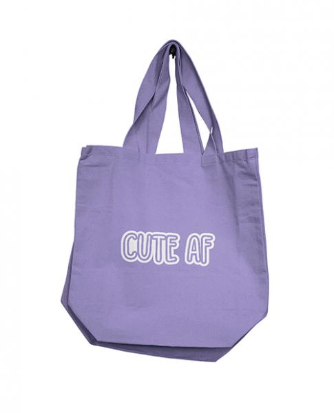 Nobu Cute Af Reusable Tote - Lilac - Click Image to Close