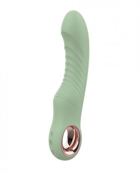 Nobu Gwen G-spot Vibrator W/removable Bullet - Green - Click Image to Close