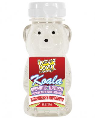 Nature Labs Koala Flavored Lubricant 6 oz - Strawberry Margarita