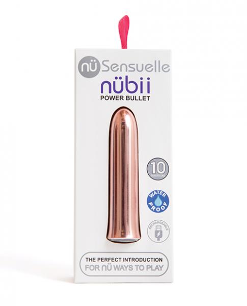 Nu Sensuelle Nubii 15 Function Bullet - Rose Gold - Click Image to Close