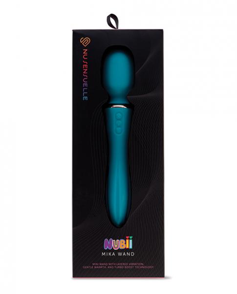 Nu Sensuelle Nubii Mika Heating Mini Wand - Blue - Click Image to Close