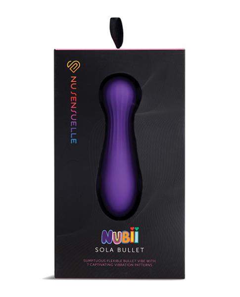 Nu Sensuelle Sola Nubii Flexible Bullet - Purple