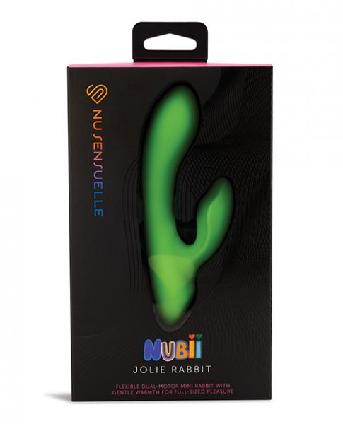 Nu Sensuelle Jolie Nubii Warming Mini Rabbit - Lime Green - Click Image to Close