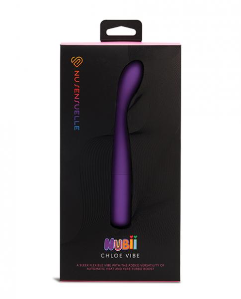 Nu Sensuelle Chloe Nubii G-spot Vibe W/turbo & Heat - Purple