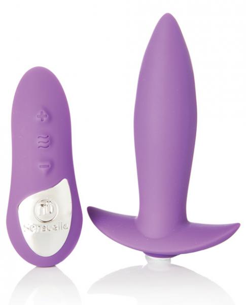 Sensuelle Remote Control Rechargeable Mini Plug Purple