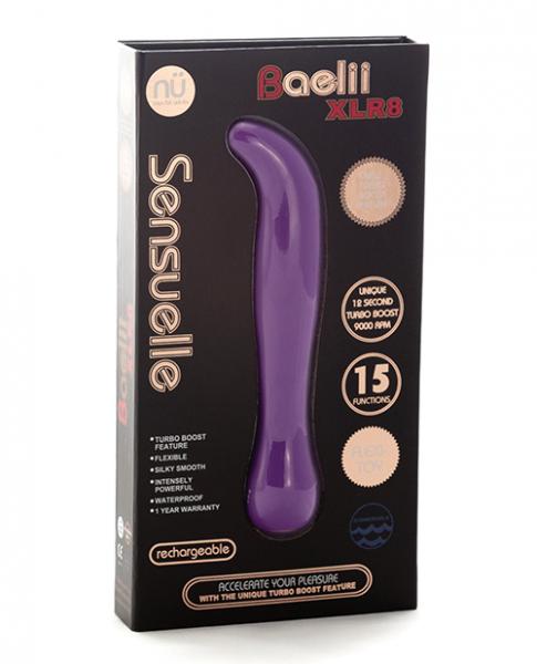 Sensuelle Baelii Flexible G Spot Xlr8 Turbo Boost - Ultra Violet - Click Image to Close