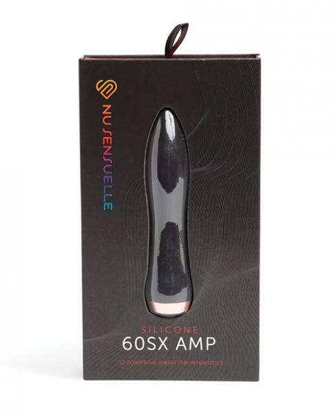 Nu Sensuelle 60sx Amp Silicone Bullet - Black - Click Image to Close