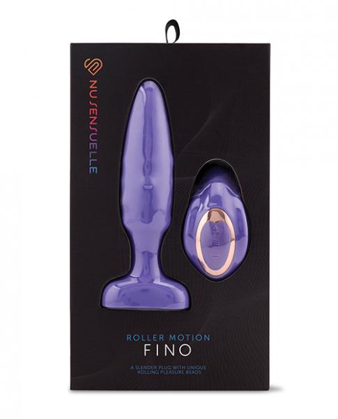 Nu Sensuelle Fino Roller Motion Plug - Ultra Violet - Click Image to Close