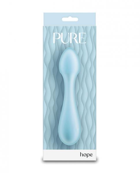 Pure Hope Vibrating Wand - Blue