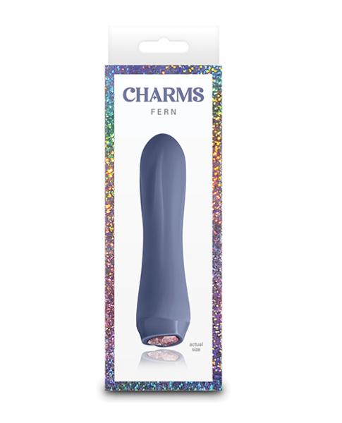 Charms Fern - Gray - Click Image to Close