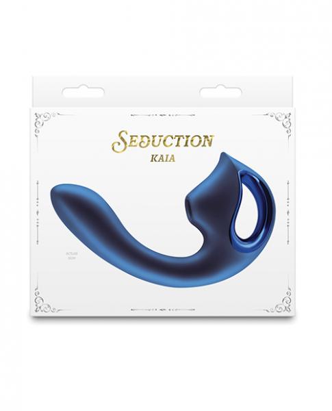 Seduction Kaia - Metallic Blue - Click Image to Close