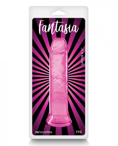 Fantasia Upper 6.5" Dildo - Pink - Click Image to Close