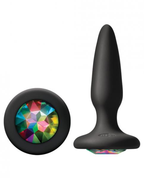 Glams Mini Butt Plug Rainbow Gem - Click Image to Close