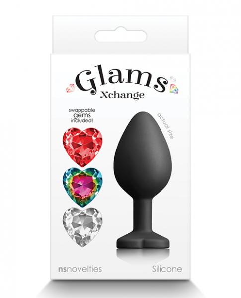 Glams Xchange Heart Gem - Medium - Click Image to Close