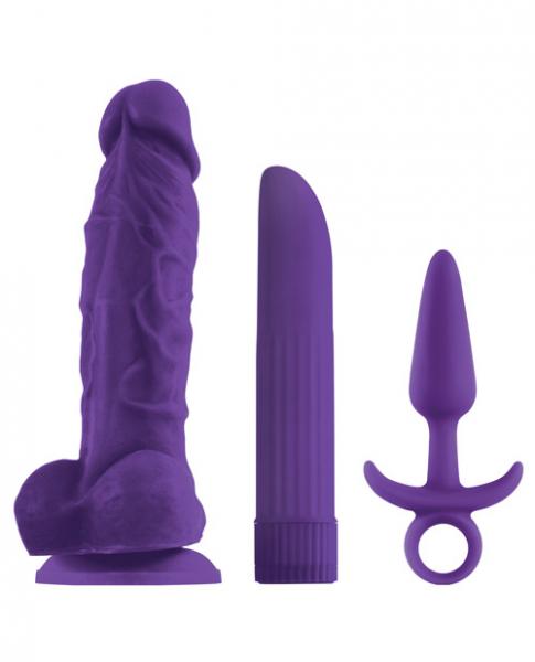 Inya Play Things Purple Set Plug, Dildo & Vibrator - Click Image to Close