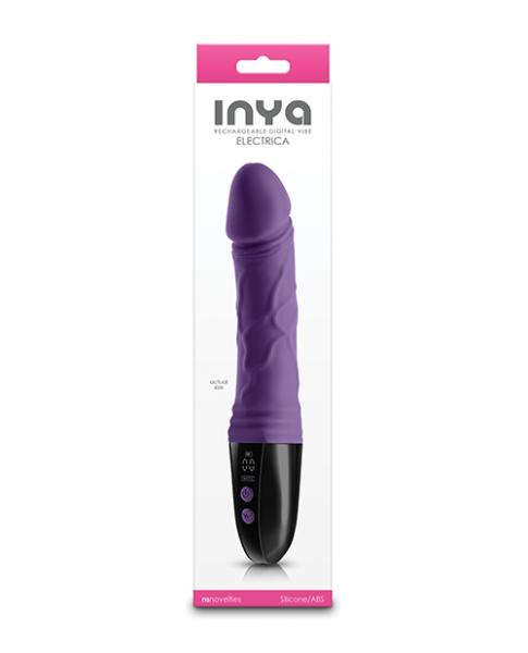 Inya Electrica Phallic Digital Vibrator - Purple - Click Image to Close