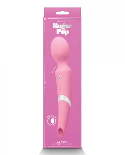 Sugar Pop Aurora Air Pulse Massager Wand - Pink