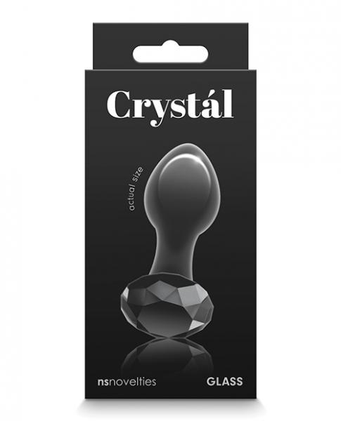 Crystal Gem Butt Plug - Black