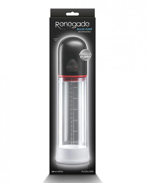 Renegade Bulge Vibrating Pump - Black - Click Image to Close