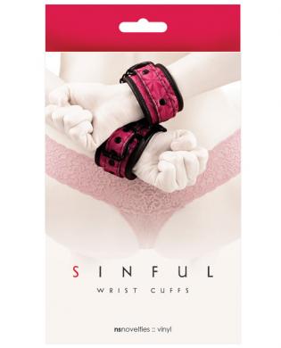 Ns novelties sinful wrist cuffs - Click Image to Close