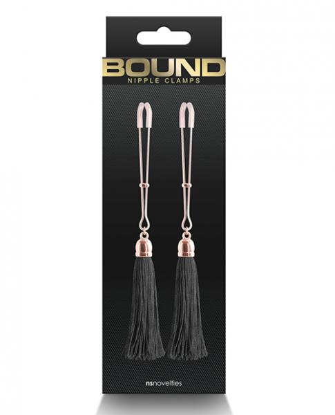 Bound T1 Nipple Clamps - Black - Click Image to Close