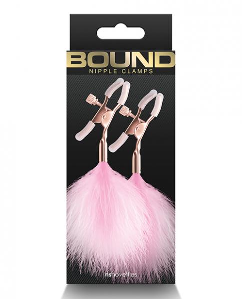 Bound F1 Nipple Clamps - Pink