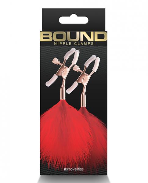 Bound F1 Nipple Clamps - Red