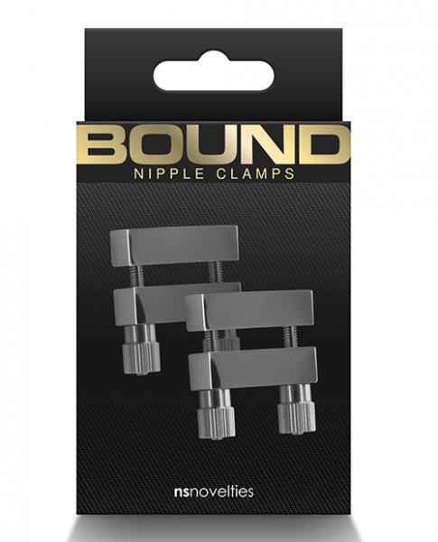 Bound V1 Nipple Clamps - Gunmetal - Click Image to Close