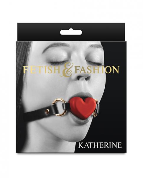 Fetish & Fashion Katherine Ball Gag - Red - Click Image to Close