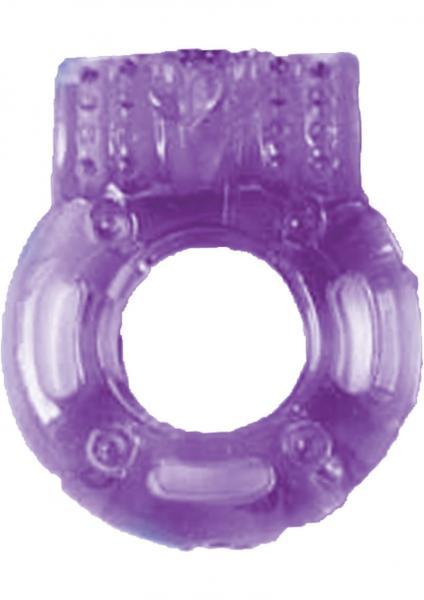 Macho Vibrating Cockring Purple