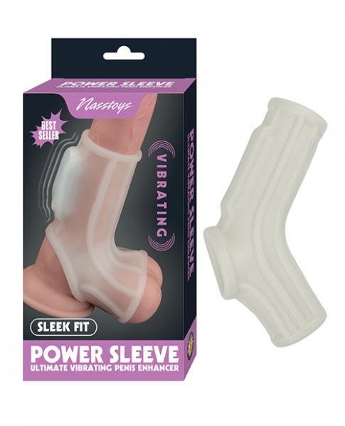 Vibrating Power Sleeve Sleek Fit - White - Click Image to Close