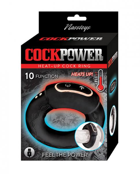 Cockpower Heat Up Cock Ring - Black