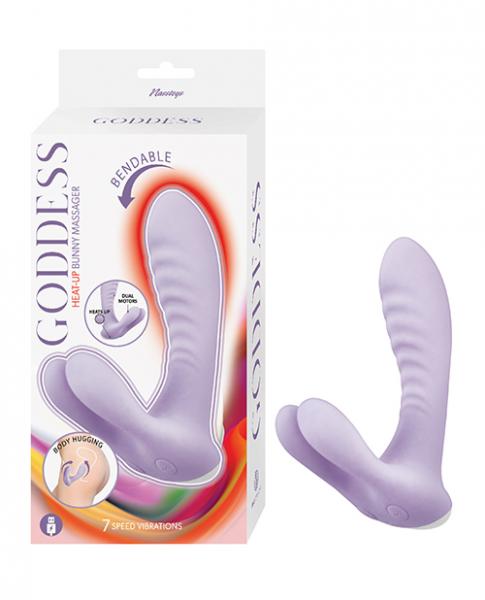 Goddess Heat-up Bunny Vibrator - Lavender - Click Image to Close