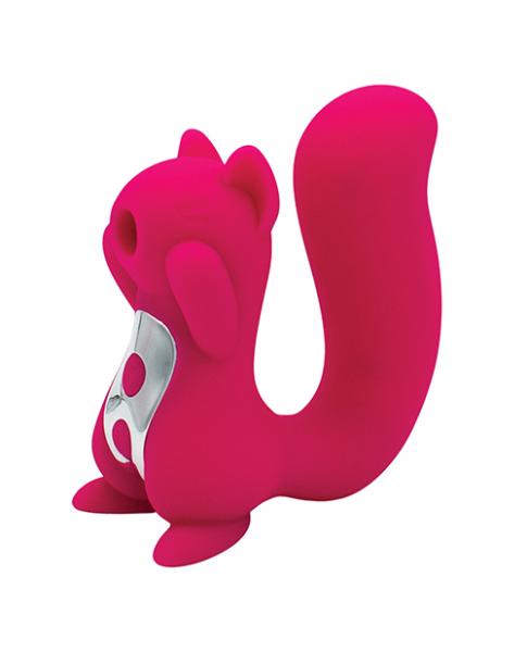 Natalie's Toy Box Screaming Squirrel Pulsing And Vibrating - Red - Click Image to Close