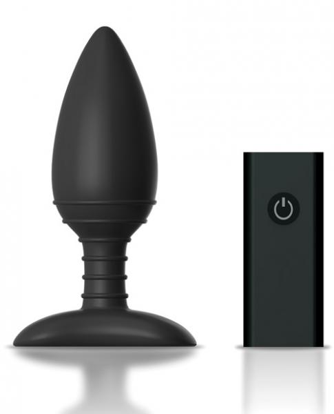 Nexus Ace Remote Control Large Butt Plug Black - Click Image to Close