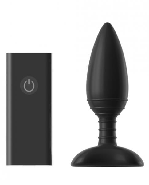 Nexus Ace Remote Control Butt Plug Small Black - Click Image to Close