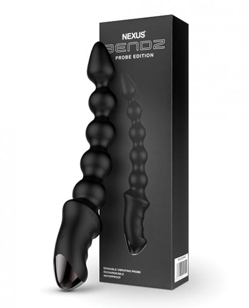 Nexus Bendz Bendable Vibrating Probe - Black - Click Image to Close