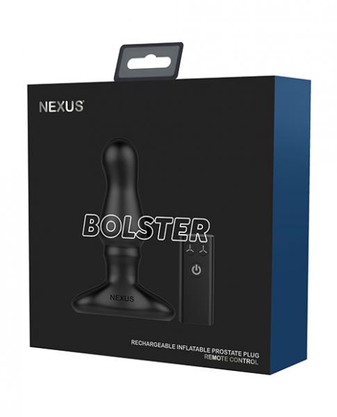 Nexus Bolster Butt Plug W/inflatable Tip - Black