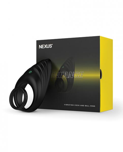 Nexus Enhance Cock & Ball Ring - Black - Click Image to Close