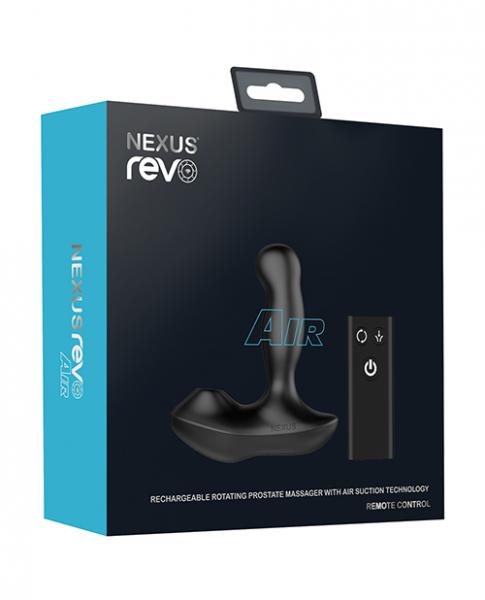 Nexus Revo Air Rotating Prostate Massager W/suction - Black - Click Image to Close