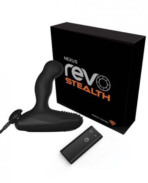 Nexus Revo Stealth Rotating Prostate Massager Black - Click Image to Close