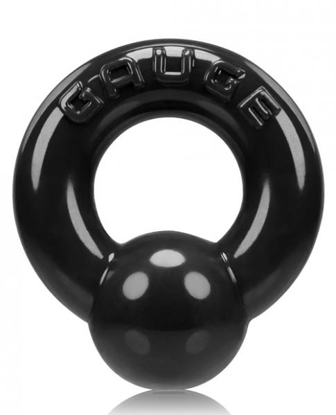 Oxballs Gauge Cock Ring Black - Click Image to Close