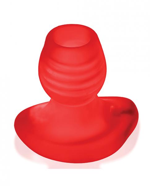 Oxballs Glowhole 2 Hollow Buttplug W/led Insert Large - Red Morph