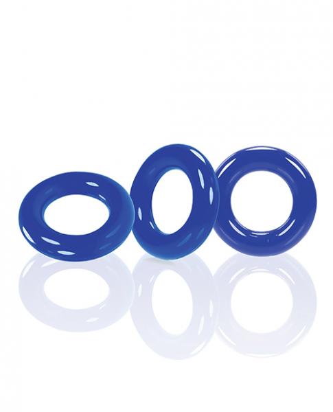 Oxballs Willy Rings - Blue Pack Of 3