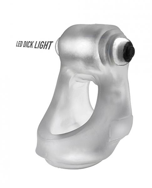 Oxballs Glowsling Cock Sling - Led Clear Ice - Click Image to Close