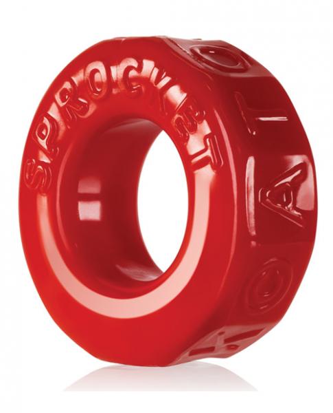 Atomic Jock Sprocket Cock Ring Red - Click Image to Close